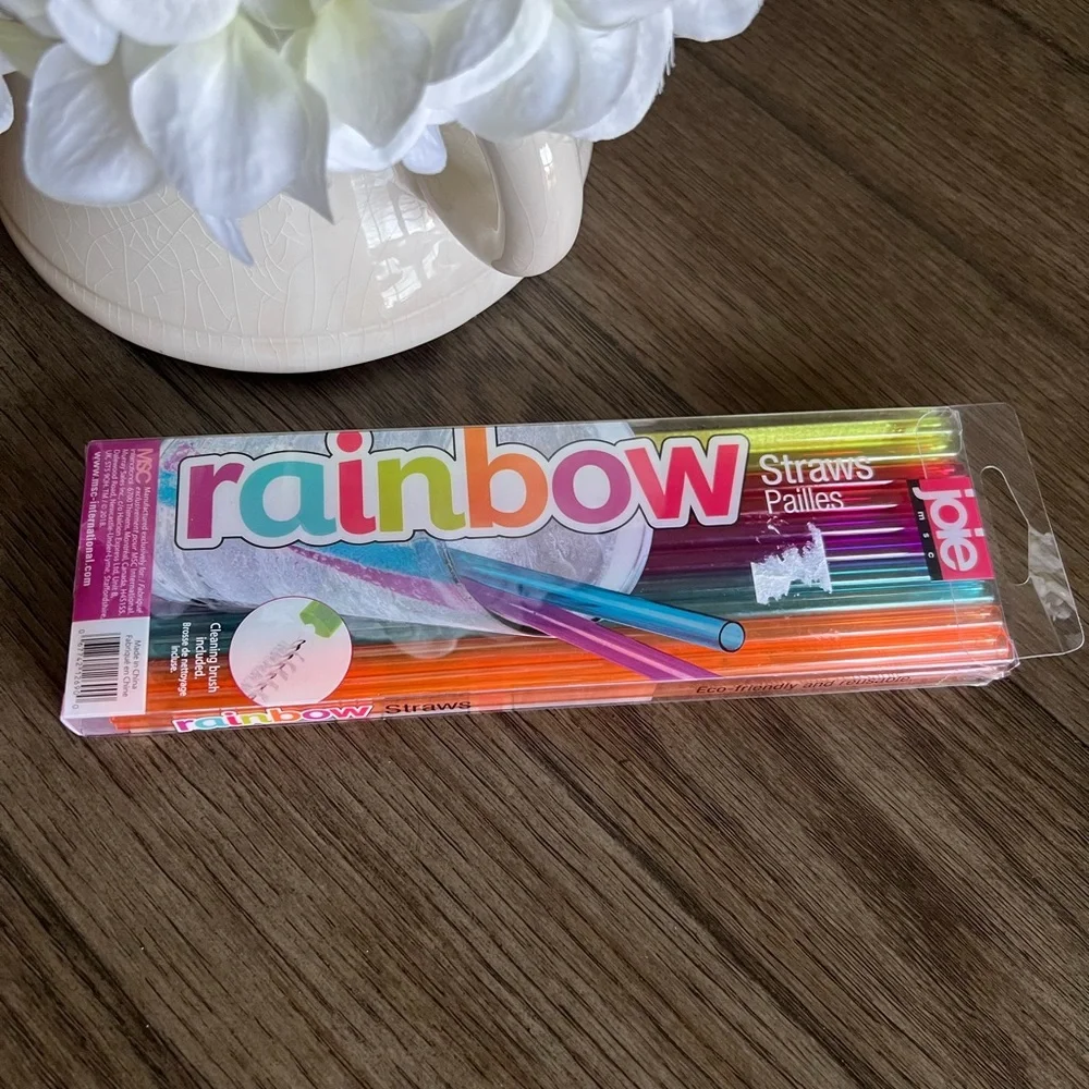 JOIE RAINBOW STRAWS